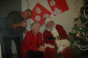 Dorothy and son Mathew are ecstatic to be part of the celebration
